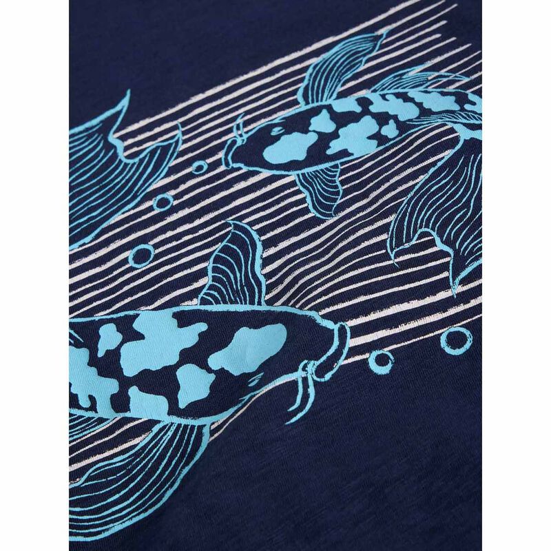 White Stuff Koi Fish Graphic Tee image number 2